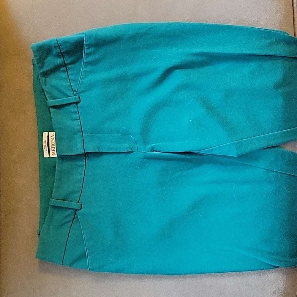 Merona teal slacks size 6